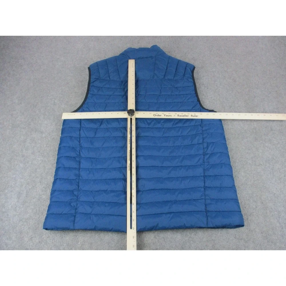 Alaskan Hardgear Vest Mens Extra Large Tall Blue Duluth Down Zip Sleeveless Coat